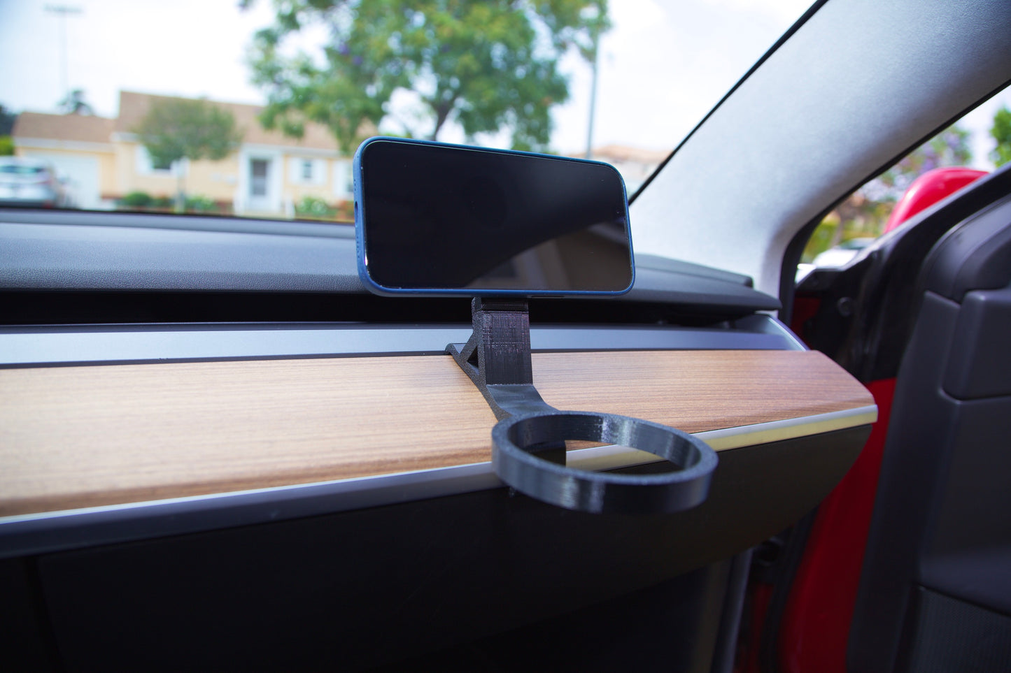 Tesla Model 3 Cup Holder with MagSafe Phone Mount